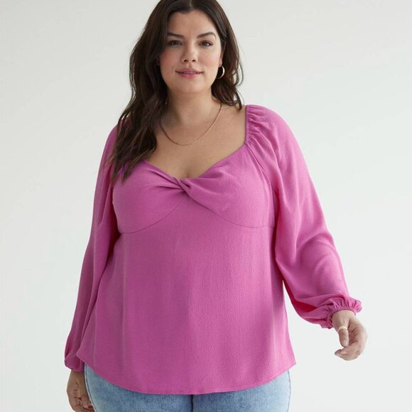 Elegant Pink Women's Top - Picture 1 of 9